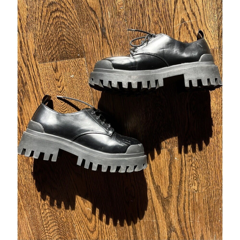 ASOS Chunky Oxfords Monolith knockoffs #wednesday Sz 7